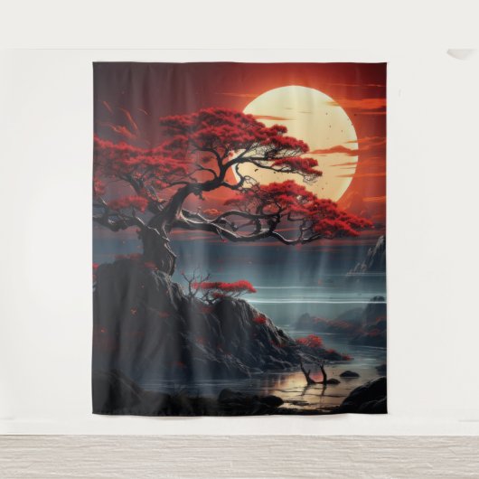 Bonsai Tree Wandteppich (Vorderseite)