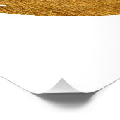 Bonsai Tree. Zen Enso Circle. Aquarellkunst Poster (Ecke)