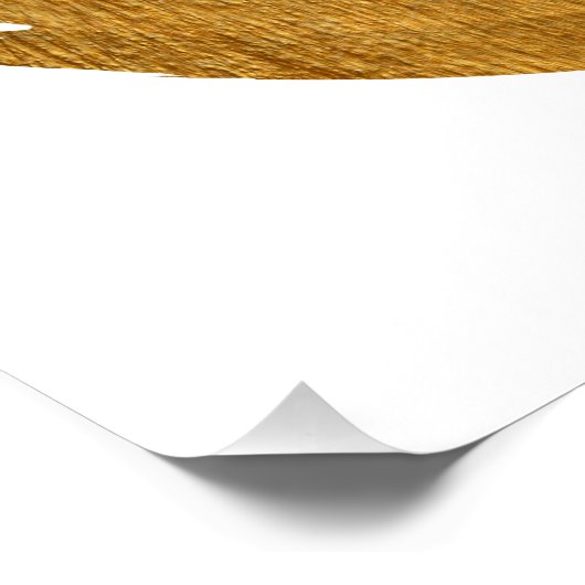 Bonsai Tree. Zen Enso Circle. Aquarellkunst Poster (Ecke)