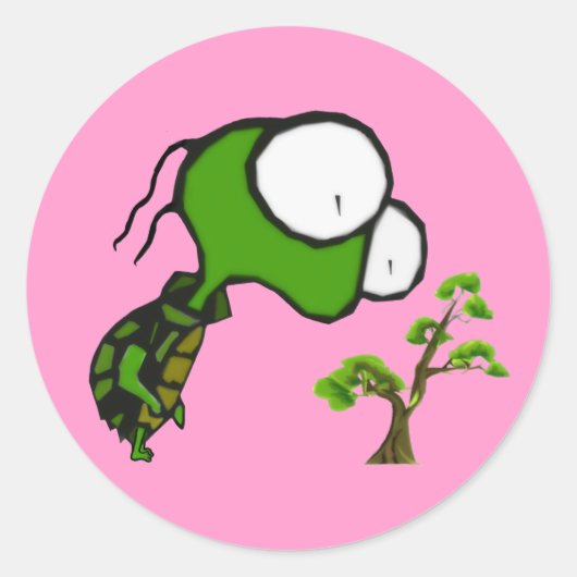 Bonsai Turtle Stickers (Vorderseite)