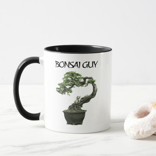 Bonsai Typ lustiges Zitat für Bonsai Liebhaber Tasse (Mit Donut)