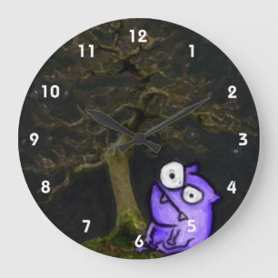 Bonsai und die Bestie Große Wanduhr