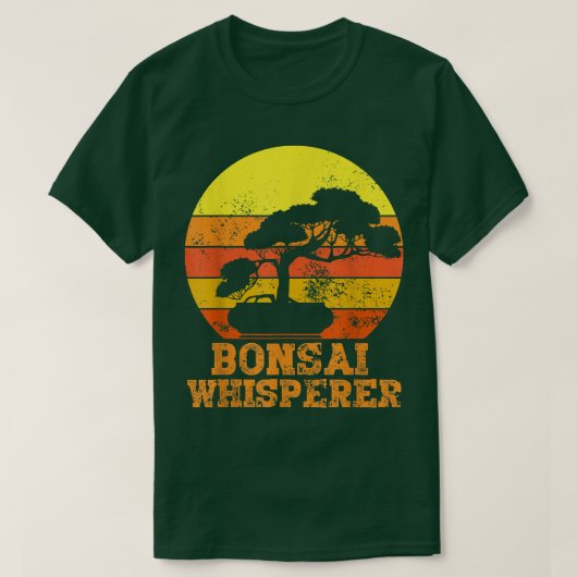 Bonsai Whisperer Funny Japanese Bonsai Tree Lover T-Shirt (Design vorne)