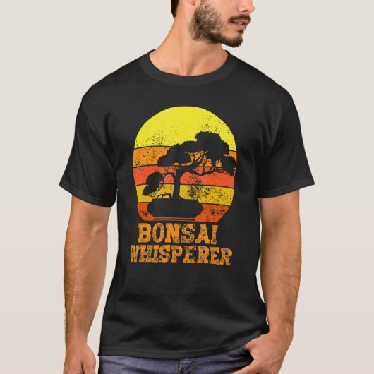 Bonsai Whisperer Japanese Bonsai Tree T-Shirt (Vorderseite)