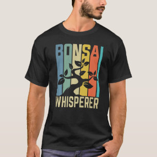 Bonsai Whisperer Retro Japanischer Traditionsgarte T-Shirt