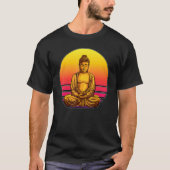 Bonsai.Zen Budda I.Let Go Meditation Yin Yang T-Shirt (Vorderseite)