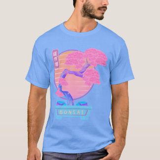 Bonsairee Ästhetik Vaporwave Retrowave Stil frei T-Shirt