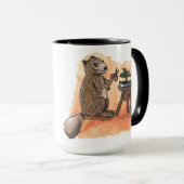 Bonsais-Biber Tasse (VorderseiteRechts)