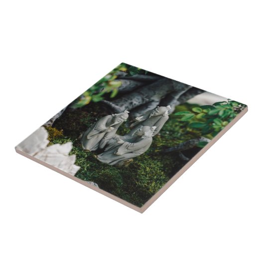 Bonsais-Figürchen Fliese (Seite)