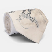 Bonsais-Kalligraphie-Krawatte Krawatte (Gerollt)