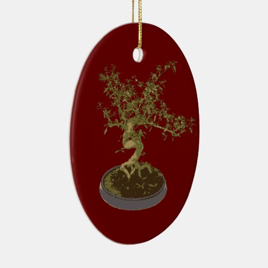 Bonsais Keramik Ornament (Rechts)