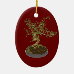 Bonsais Keramik Ornament