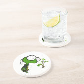 Bonsais-Schildkröte-Untersetzer Sandstein Untersetzer (Seite)