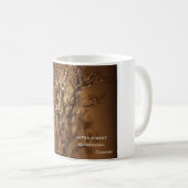 Bonsais-u. Konfuzius-Güte-Zitat Kaffeetasse (VorderseiteRechts)