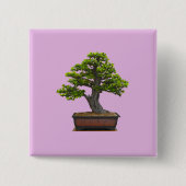Bonsaisbaum Button (Vorderseite)