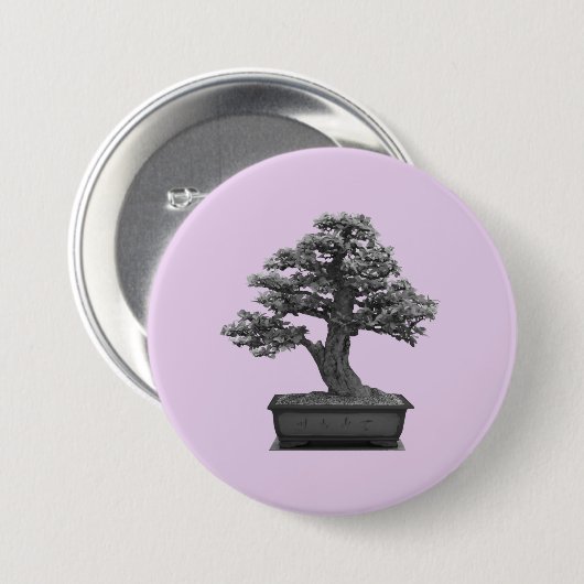 Bonsaisbaum Button (Vorne & Hinten)