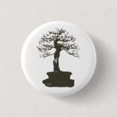 Bonsaisbaum Button (Vorderseite)
