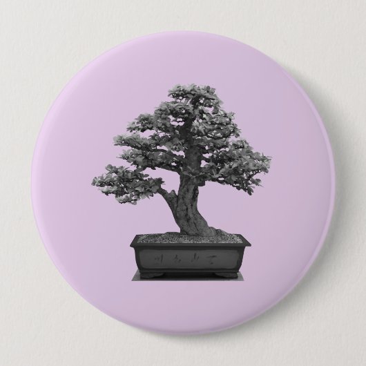 Bonsaisbaum Button (Vorderseite)