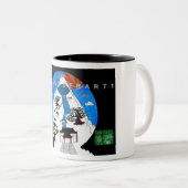 bonsi Baum - besonders angefertigt Zweifarbige Tasse (VorderseiteRechts)