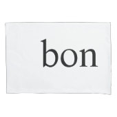 Bonsoir "Good Abend" Kissen Set Kissenbezug (Vorderseite-Links)