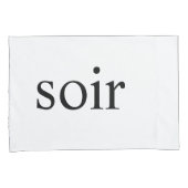 Bonsoir "Good Abend" Kissen Set Kissenbezug (Vorderseite-Rechts)