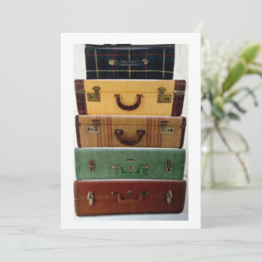 BONSTIMME- ODER BEGRÜSSUNGSEINLAGE FÜR ZUHAUSE EINLADUNG (Stehend Vorderseite)