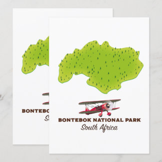 Bontebok National Park Südafrika Karte