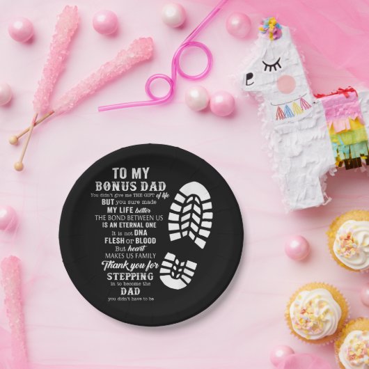 Bonus Dad Fathers Day Gift from Stepdad for Daught Pappteller (Party)