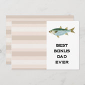 Bonus Dad Feiertagskarte (Vorne/Hinten)