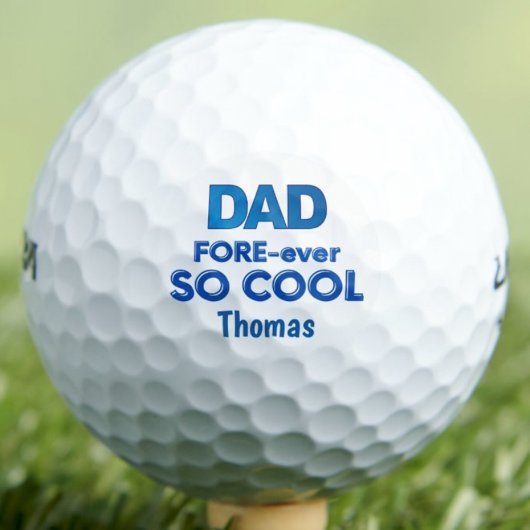 Bonus Dad FORE-ever Cooler Golfer-Geschenk Golfball