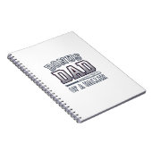 Bonus Dad of a Baller Vintage Sports Shirt Design_ Notizblock (Rechte Seite)