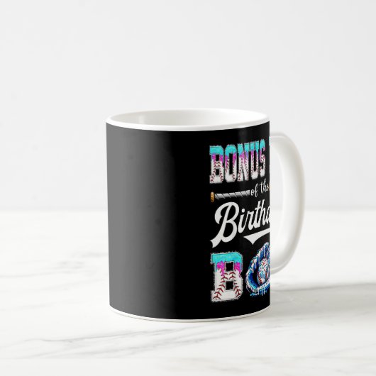 Bonus Dad Of The Birthday Boy Baseball Ice Cream D Kaffeetasse (VorderseiteRechts)