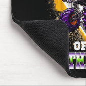 Bonus Dad Of The Birthday Boy Monster Truck Birthd Mousepad (Ecke)