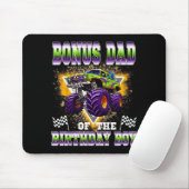 Bonus Dad Of The Birthday Boy Monster Truck Birthd Mousepad (Mit Mouse)