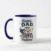 Bonus-Daddy-Kaffeegeduld-Tasse Vatertagsgeschenk Tasse (Links)
