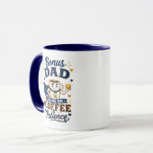 Bonus-Daddy-Kaffeegeduld-Tasse Vatertagsgeschenk Tasse (Vorderseite Links)