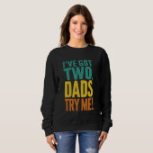 Bonus Daddy Vatertag Vaterschaft Witziger Step-Vat Sweatshirt (Vorne ganz)