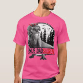 Bonus Dadsaurus T Rex Dinosaur Daddy Saurus Day T-Shirt (Vorderseite)