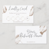 Bonus-Karte für Beige & Gold Treuekarte (Vorne/Hinten)