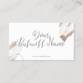 Bonus-Karte für Beige & Gold Treuekarte (Rückseite)