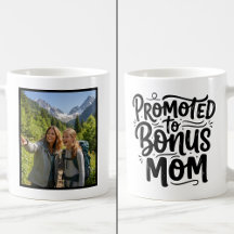 Bonus Mama Beworben Brush-Schrift Custom 1 Foto
