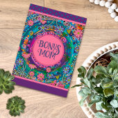 Bonus Mama Blumenfloral Hübsch Einzigartiger Mutte Karte