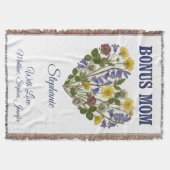 Bonus-Mama-Blumenherz Decke (Vorderseite)