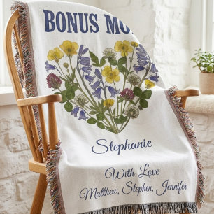 Bonus-Mama-Blumenherz Decke