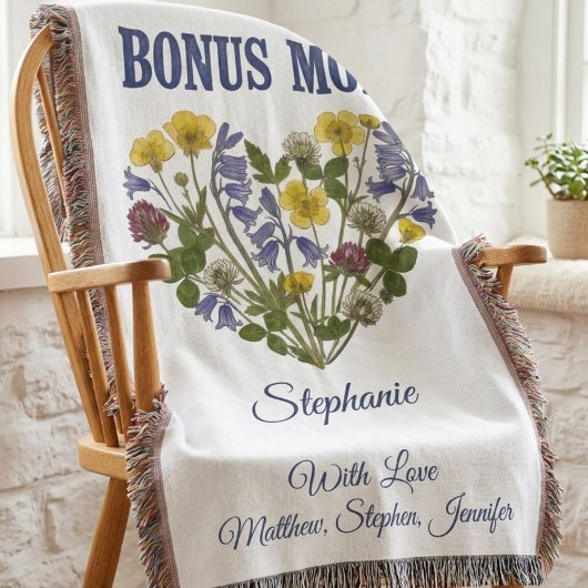 Bonus-Mama-Blumenherz Decke