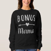 Bonus Mama Bonus Mama Muttertag Sweatshirt (Vorderseite)