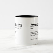 Bonus Mama Definition Zwei-Tonen-Kaffee-Tasse Zweifarbige Tasse (Mittel)
