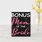 Bonus-Mama der Bride-Stepama von Bride Wedding Bo Karte (Gelbe Blume)