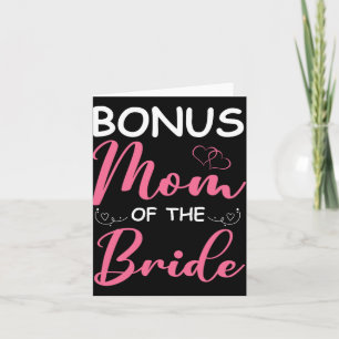 Bonus-Mama der Bride-Stepama von Bride Wedding Bo Karte