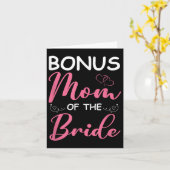 Bonus-Mama der Bride-Stepama von Bride Wedding Bo Karte (Gelbe Blume)